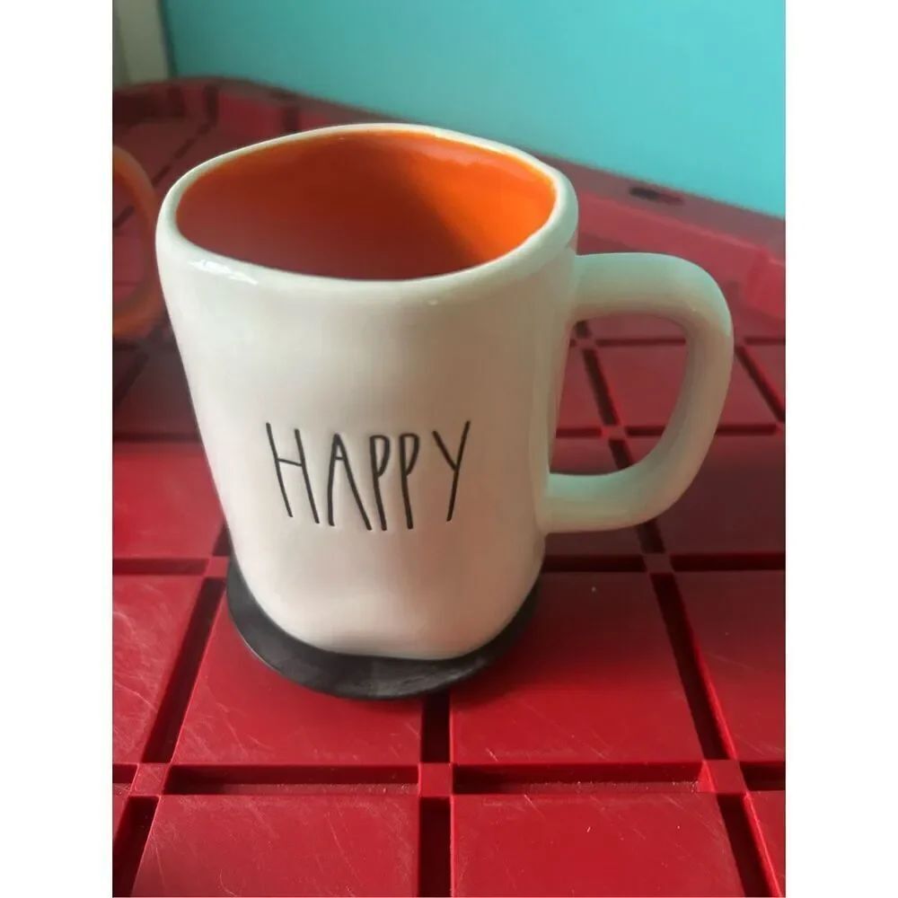 Rae Dunn Double Sided Mug Happy Halloween